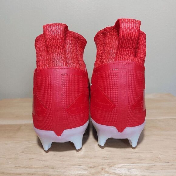 Nike Alpha Menace Elite 3 Football Cleats Red White CT6648-616 Men's Size 9 - Picture 5 of 7